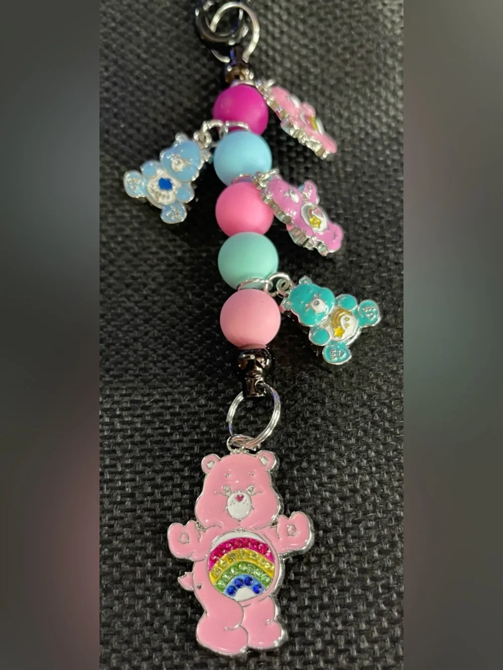 Cute Care Bear Keychain, Handmade
